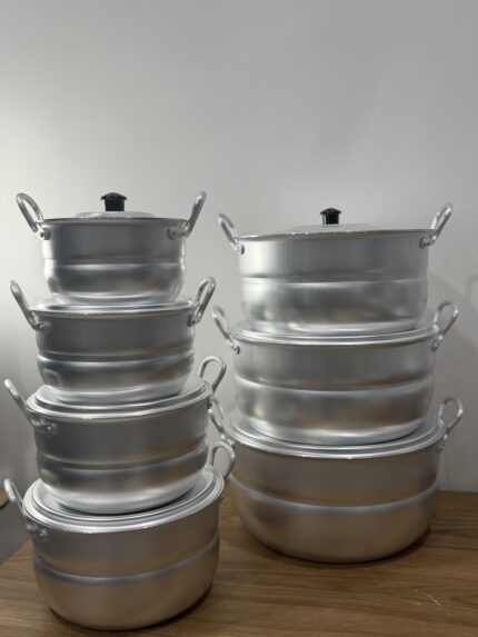 ალუმინის ქვაბები 7 ც